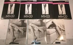 Lot 7 New York Company Ny&co Pantyhose Sheer Body Shaper Pearl Coffee Black. Fixed Price $20.00.