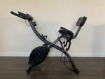 Fitnation Upright Foldaway Exercise Bike Black Adjustable Seat Lcd Magnetic. Fixed Price $150.00.