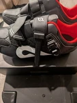 Peloton Cycling Black Red Shoes Size 42 Men Very Gently Used. Fixed Price $40.00.