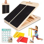 Wooden Slant Board For Calf Stretching, Portable Adjustable Boar.... Fixed Price $46.25.