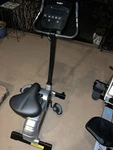 Bluefin Fitness Tour 5.0 Upright Exercise Bike Magnetic Resistance Silver Black. Fixed Price $200.00.