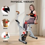 Foldable Exercise Bike Stationary With Elliptical Mode Silent Indoor. Fixed Price $199.99.