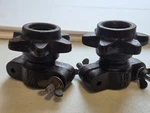 Vintage Spinlock Olympic Barbell Weight Collars Ship Wheel Cast Iron. Fixed Price $45.55.