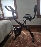 Hapbear Folding Upright Exercise Bike. Fixed Price $58.01.