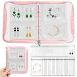 Jewelry Storage Book, Transparent Travel Bracelet Earring Organizer Album Pouch. Fixed Price $14.71.