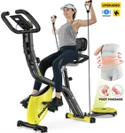 Home 4IN1 Folding Exercise Bike Fitness Stationary Workout Indoor. Fixed Price $149.99.