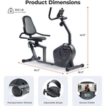 Smart Recumbent Exercise Bike Full Body Home Workout Machine Cycling Fitness. Fixed Price $299.99.