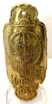 New Johnson Bike Twin Cylinder Motorcycle Bicycle Head Badge Tag. Fixed Price $239.99.