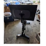 Peloton Upright Exercise Bike Touchscreen Adjustable Seat Bottle Holder Black. Fixed Price $912.50.
