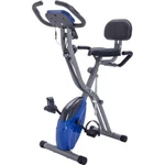 Folding Exercise Bike With Arm Bands Backrest Color Black+blue. Fixed Price $179.86.
