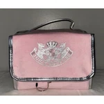 Juicy Couture Velvet Velour Powder Pink Foldable Hanging Travel Organizer Bag. Fixed Price $24.00.