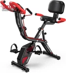 Pooboo Folding Exercise Bike, Foldable Upright Stationary Indoor Cycling M. Fixed Price $166.19.