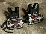 Bowflex Schwinn Stationary Bike Left Pedal With Spd And Toe Clips Cage JD-304. Fixed Price $38.10.