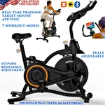 Home Exercise Bike Quiet Stationary Fitness Bicycle Full Body Workout App Sync. Fixed Price $219.90.