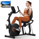 New Merach S23 Recumbent Exercise Bike Indoor Magnetic Stationary Bluetooth. Fixed Price $299.99.