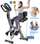 Indoor Folding Exercise Stationary Fitness Workout X-bike. Fixed Price $149.99.