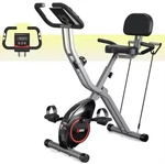 Uslim X800 Upright Foldable Exercise Bike, Adjustable Seat, Lcd, 260LB Max Load. Fixed Price $139.99.