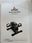Upgo Under Desk Bike Pedal Exerciser With Display Compact Machine. Fixed Price $50.00.