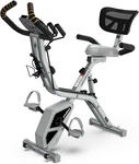 Upright Exercise Bike Folding Stationary Cycling Fitness Workout. Fixed Price $179.99.