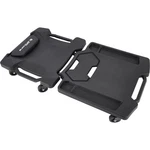 Black Flag Heavy Duty Six Wheeled Folding Creeper W/ Tool Trays. Fixed Price $124.99.
